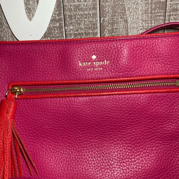 Kate spade pink crossover purse - Picture 2 of 4